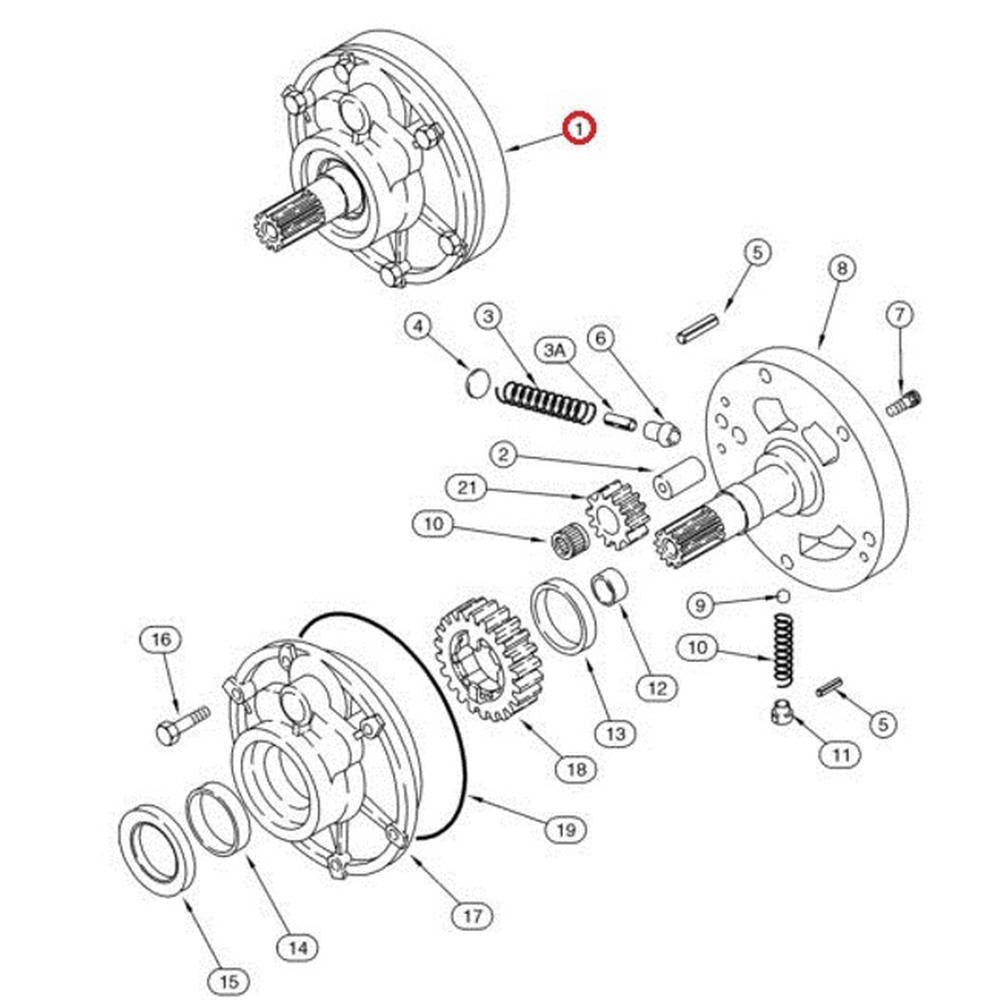 New Transmission Charge Pump Fits Case/IH 580M Series 2 Indust/Const 87429970