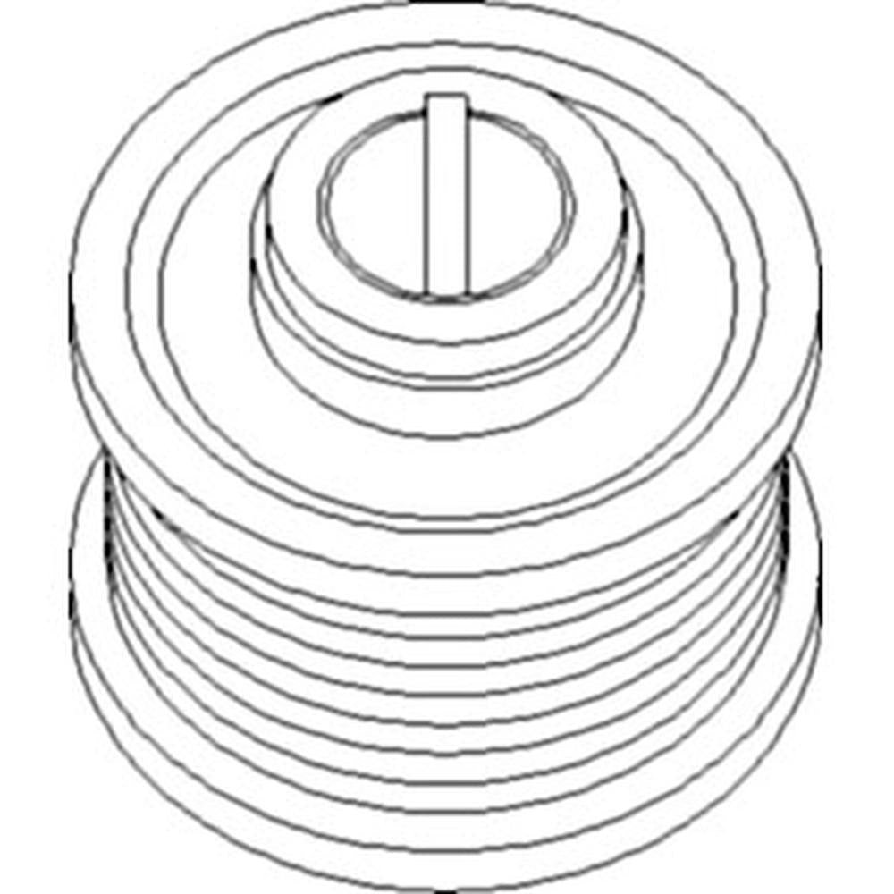 87452704 New Alternator Pulley Fits Case IH Tractor 2366 2377 2388 MX210 +