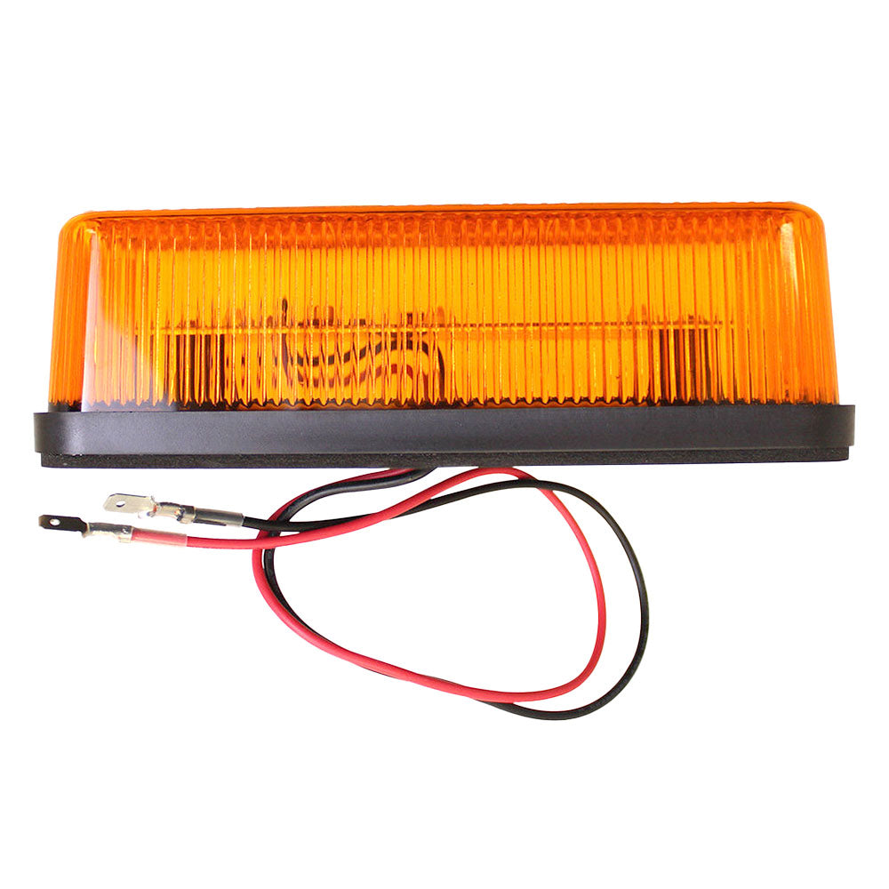 Amber LED Flasher Tail Light Lamp Fits McCormick Replaces 87703630