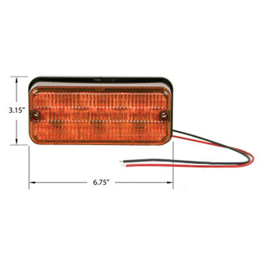 1-3099 Amber LED Flasher Tail Light Lamp Fits Case/International Harvester