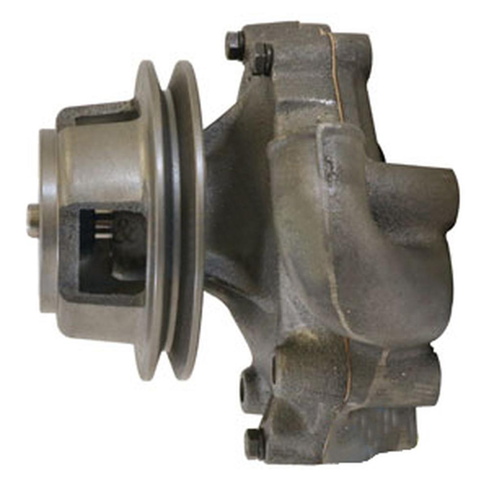 Water Pump with Backing Plate and Single Groove Pulley Fits Ford 6610 87800119