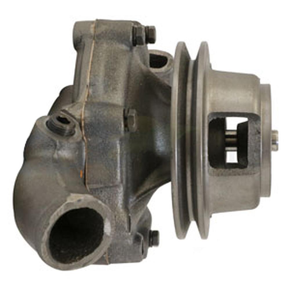 Water Pump with Backing Plate and Single Groove Pulley Fits Ford 6610 87800119