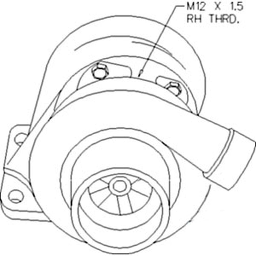 Turbocharger Fits Ford/New Holland Replaces 465209-5006