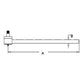 HM881736 Outer Tie Rod, 2WD, LH or RH Fits Massey Ferguson