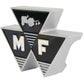 Cross Bar Emblem Fits Massey Ferguson Replaces 1860156M1