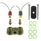 888301441 Dual High & Low Pressure Switch Kit, w/ 3/4" Spacer Fits John Deere