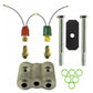 888301759 Dual High & Low Pressure Switch Kit, w/ 2" Spacer Fits Massey Ferguson