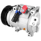 88RE284680 Nippondenso 10SRE18C Compressor, w/ 8 Groove Clutch - Fits John Deere