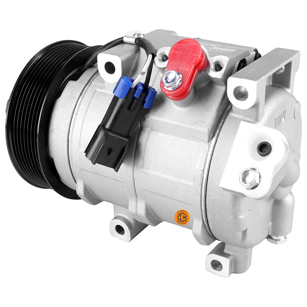 88RE284680 Nippondenso 10SRE18C Compressor, w/ 8 Groove Clutch - Fits John Deere