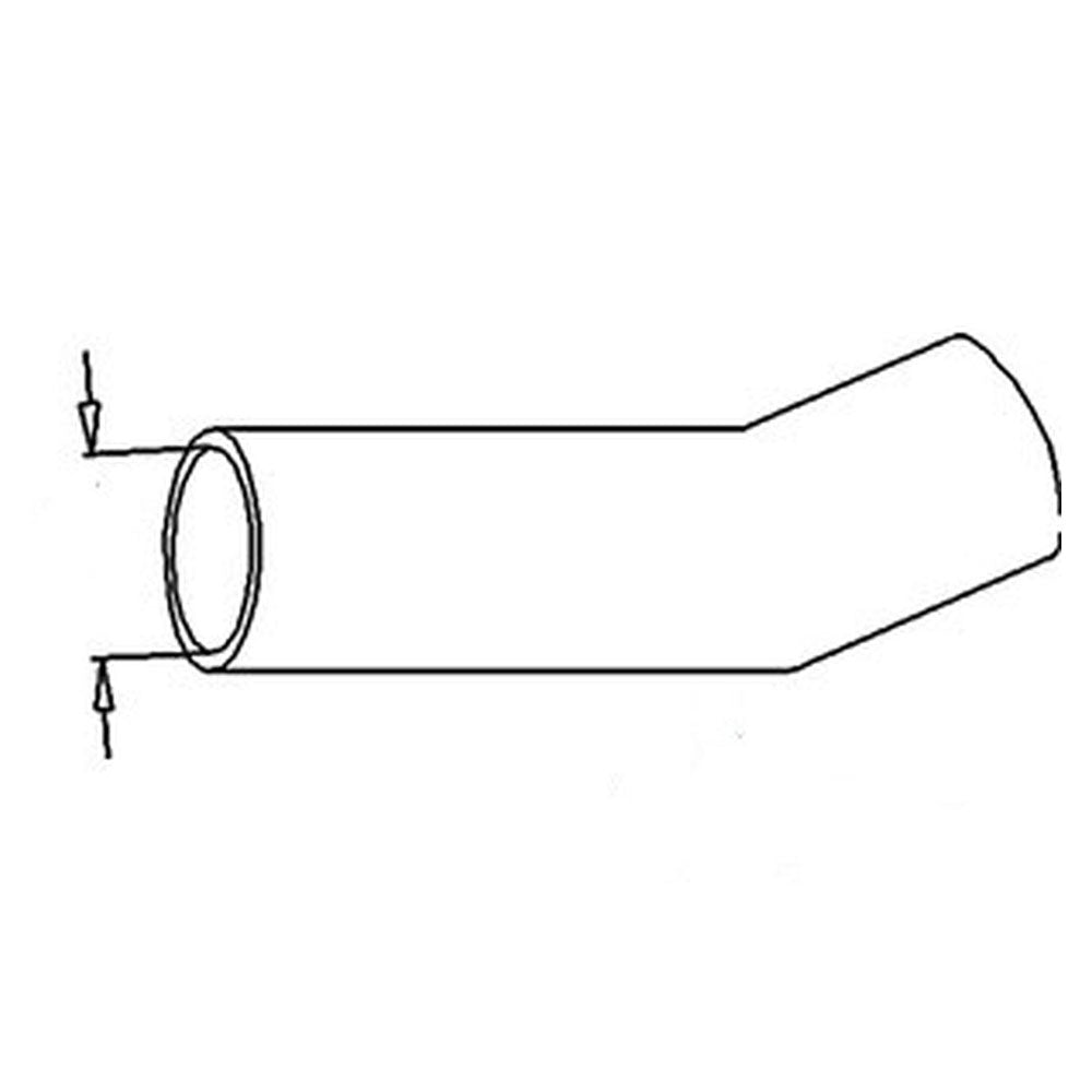 Top Radiator Hose Fits Massey Ferguson Replaces 890195M1