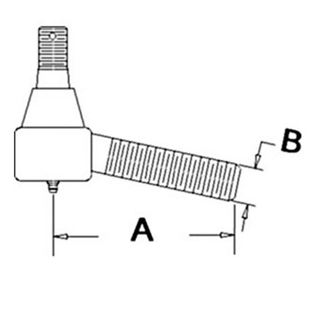 893607M91 Tractor Rear Drag Link End Fits Massey Ferguson TEA20 TED20 TEF20