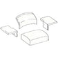 8H433 4H4078 8H9167 Seat Cushion Set Fits Caterpillar Fits CAT D5 D6C D7 D8 D9