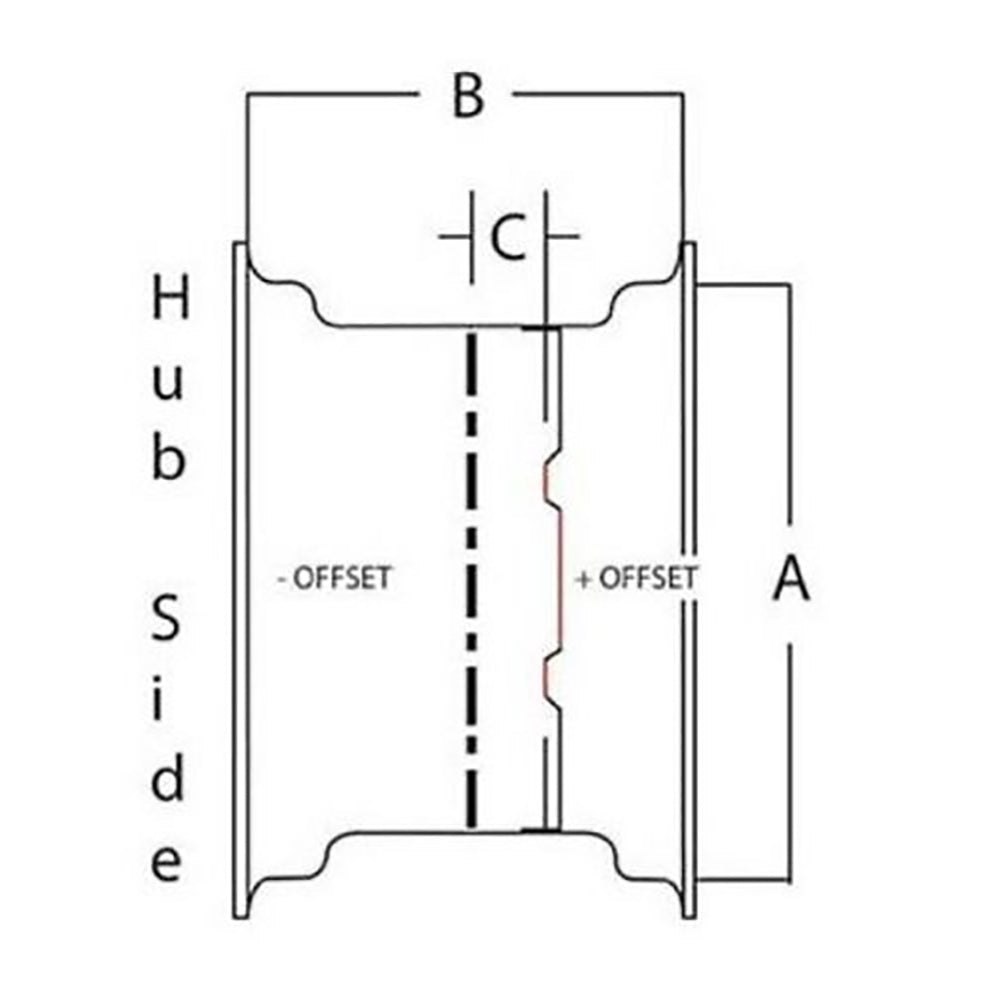 4.5" x 16" Front Wheel Fits Massey Ferguson Fits Ford Fits International