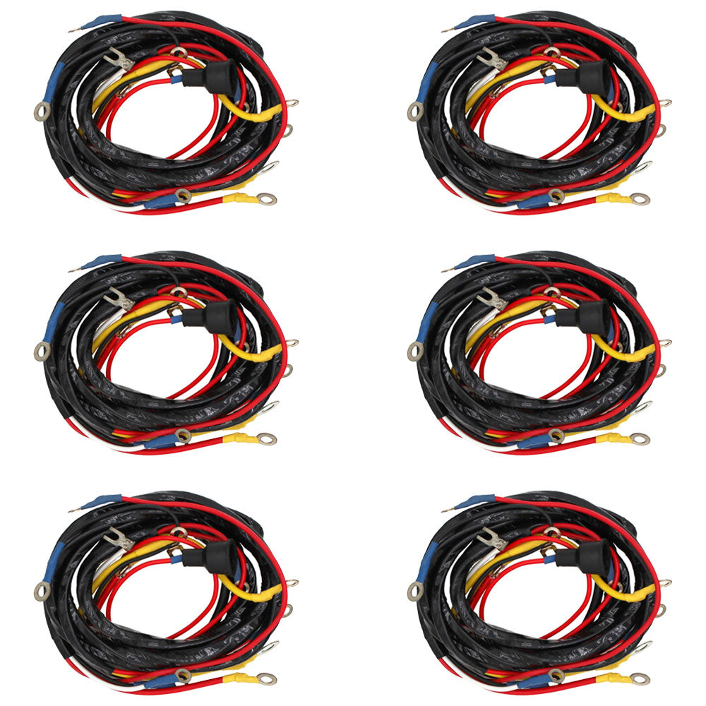 Qty 6: Wiring Harness Fits Ford/New Holland Replaces 86614726