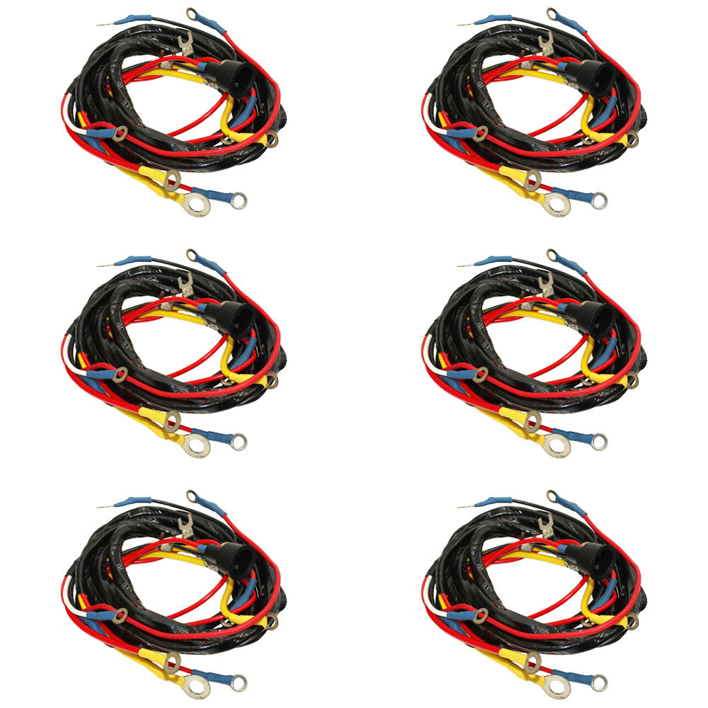 Set of Six (6) Wiring Harness Fits Ford 8N 86614726