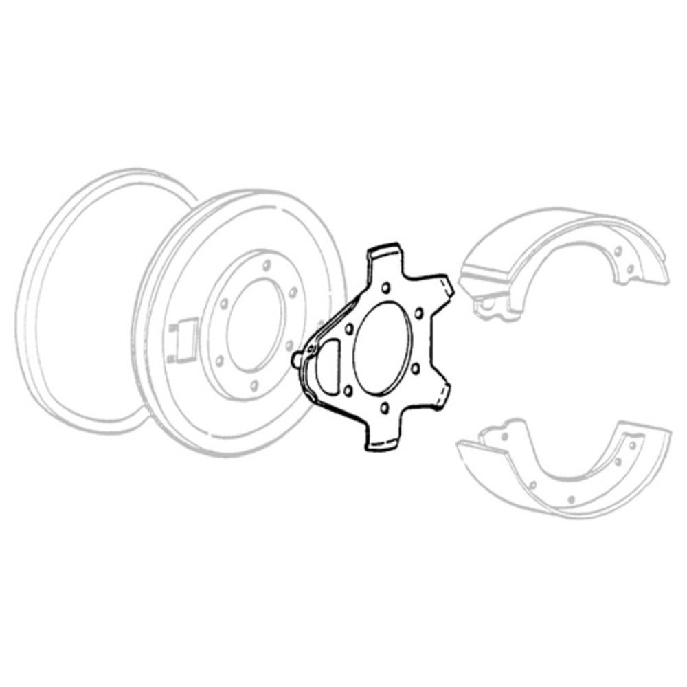 8N2212B New Brake Backing Plate Fits Ford/New Holland Tractor 8N NAA Trac