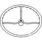 Fits Ford Tractors 8N NAA 500 600, 700, 800, 900, 501, 601 Steering Wheel 8N3600