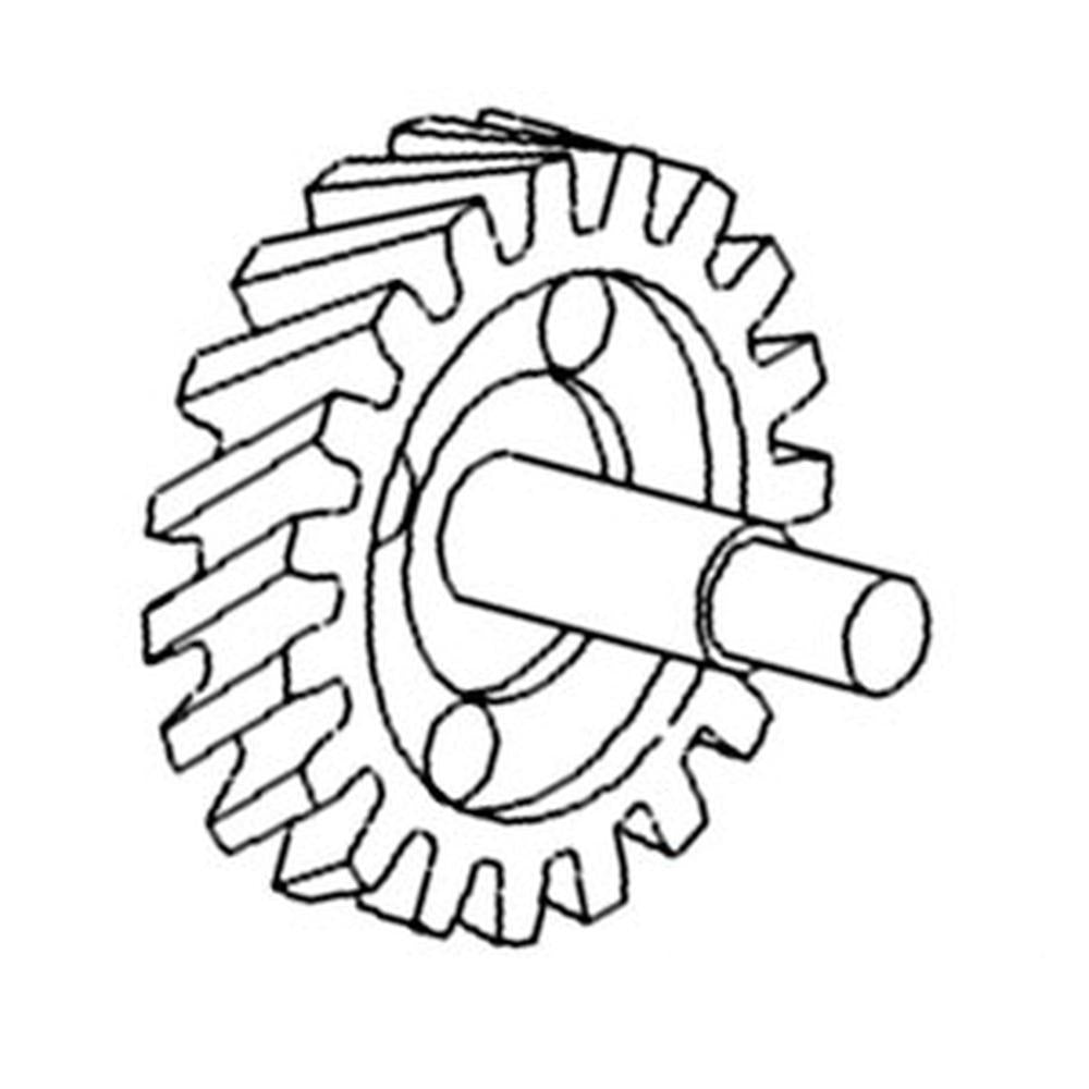 8N6608A Oil Pump Gear w/Shaft