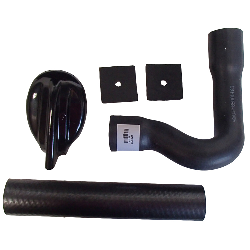 Radiator with Styled Cap, Hoses & Pads Fits Ford/New Holland Replaces 2N8100A