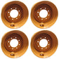 Set of (4) Tan Rim 9.75 x 8 x 16.5 Fits Case 60XT 70XT Skid Steer Loader
