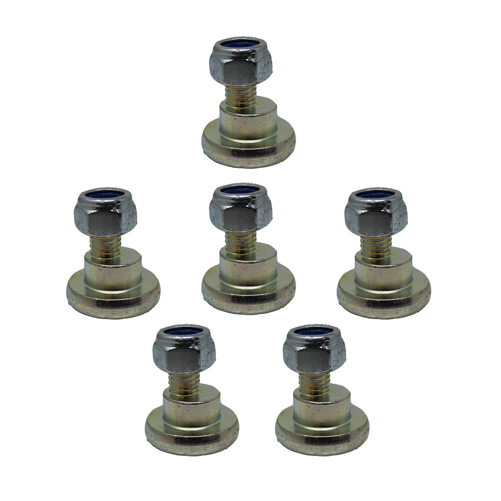 Qty 6: Disc Mower Blade Bolt Kit Fits Deutz-Fahr Replaces 900.81.160