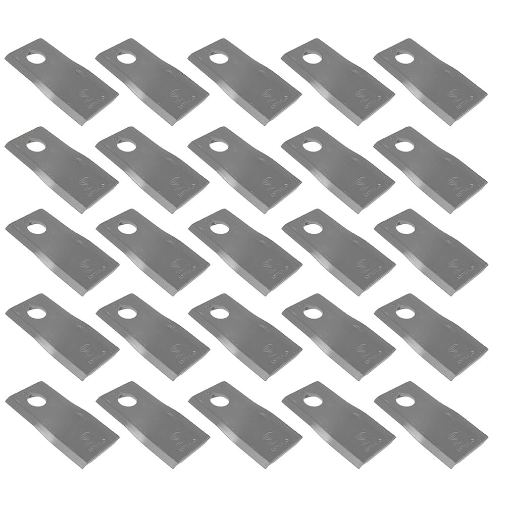 37302224M1 Set of (25) Replacement RH Disc Mower Blades Fits Case IH Fits MF