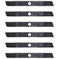 Qty 6: Mulching Mower Blade
 Fits Black and Decker Replaces 90548199