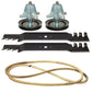 Spindle Assembly, Blade & Belt Kit Fits Craftsman Replaces SPM214685078