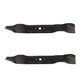 942-0616A Two 42" Mulch Blade Fits Cub Cadet RZT-42 XT1 LT42 XT2 LX42