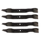 Qty 4: Mulching Blade
 Fits MTD Replaces 490-110-M115