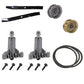 Deck KIt w/, Mulching Blade, Pulley, Drive Pulley, Spindle, Belt Fits Husqvarna