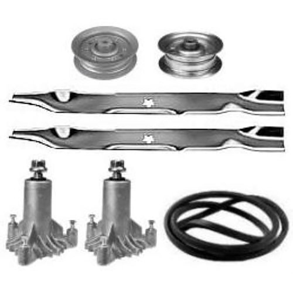 Deck KIt w/, Mulching Blade, Pulley, Drive Pulley, Spindle, Belt Fits Husqvarna