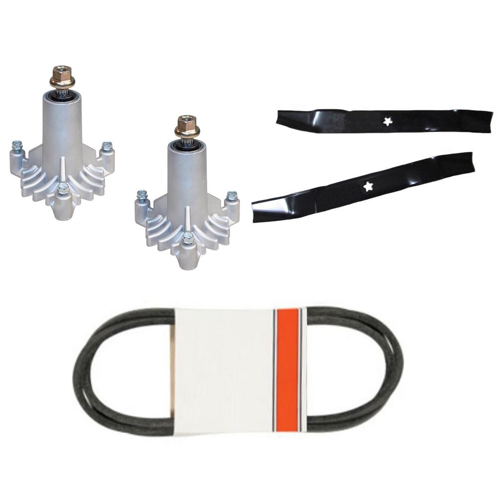 Blades, Spindles and Deck Belt Kit Fits Craftsman Replaces 134149
