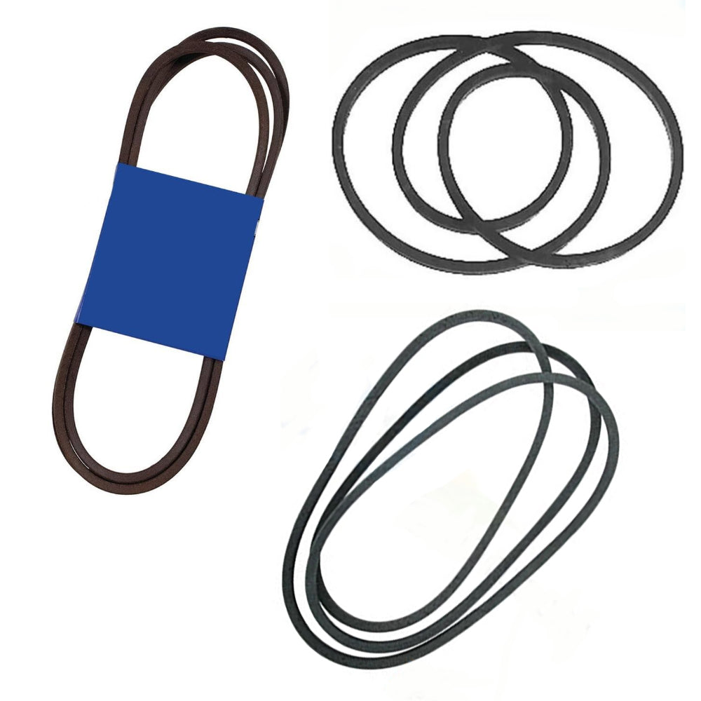 3 Piece Deck and 2 Drive Belt Kit Fits MTD Replaces 754-04045 Made with Aramid