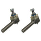 TWO Tie Rod Ends Front Drag Link Fits Ford 230A 231 233 333 530A 600 601 800 801