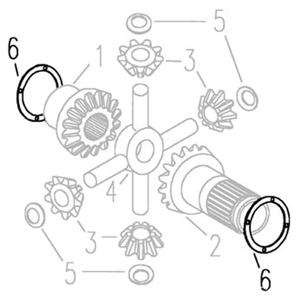 S.66270 Washer, Thrust, 957E4228 Fits Case IH