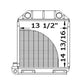 Radiator Fits Ford/New Holland Replaces 24152