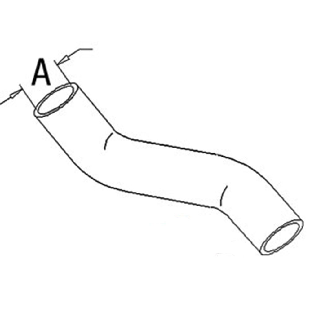 Top Radiator Hose Fits Ford/New Holland Replaces 81805632