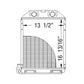 959E8005 Radiator Fits Ford New Holland Tractor Dexta Super Dexta