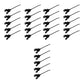 Set of 25 Rubber Mounted Hay Rake Teeth 850612 Fits New Holland 55 56 57 256