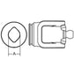 A-W341586-A-AI Inboard Yoke, used w/ 1bGA Inner Profile Tubing