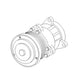 Compressor w/ Clutch Fits Ford/New Holland Replaces 9824775