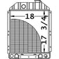 9828737 Radiator MG9828737 Fits Ford Skid Steer Loaders L553 L555