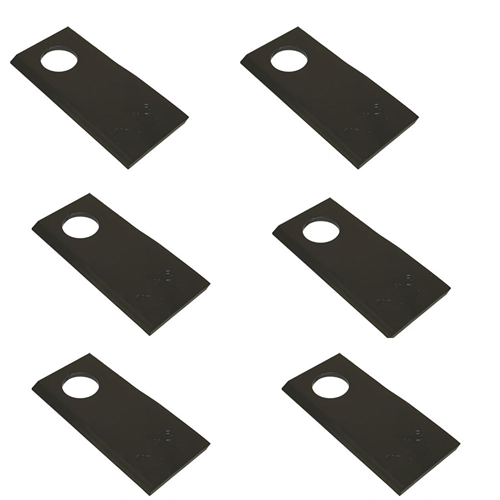 Qty 6: Right Hand Disc Mower Blade Fits John Deere Replaces PMLBL0031