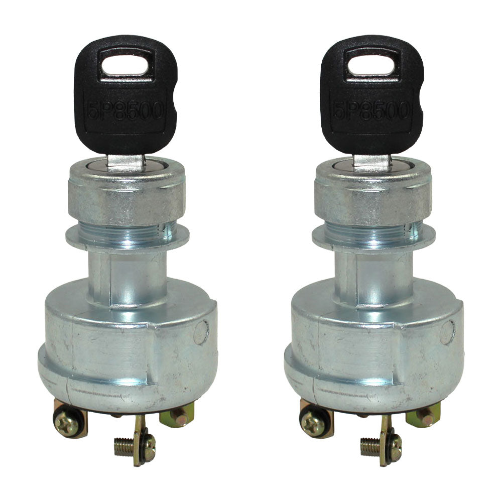 Qty 2: Ignition Key Switch w/ 2 Keys Fits Caterpillar Replaces 095-9269