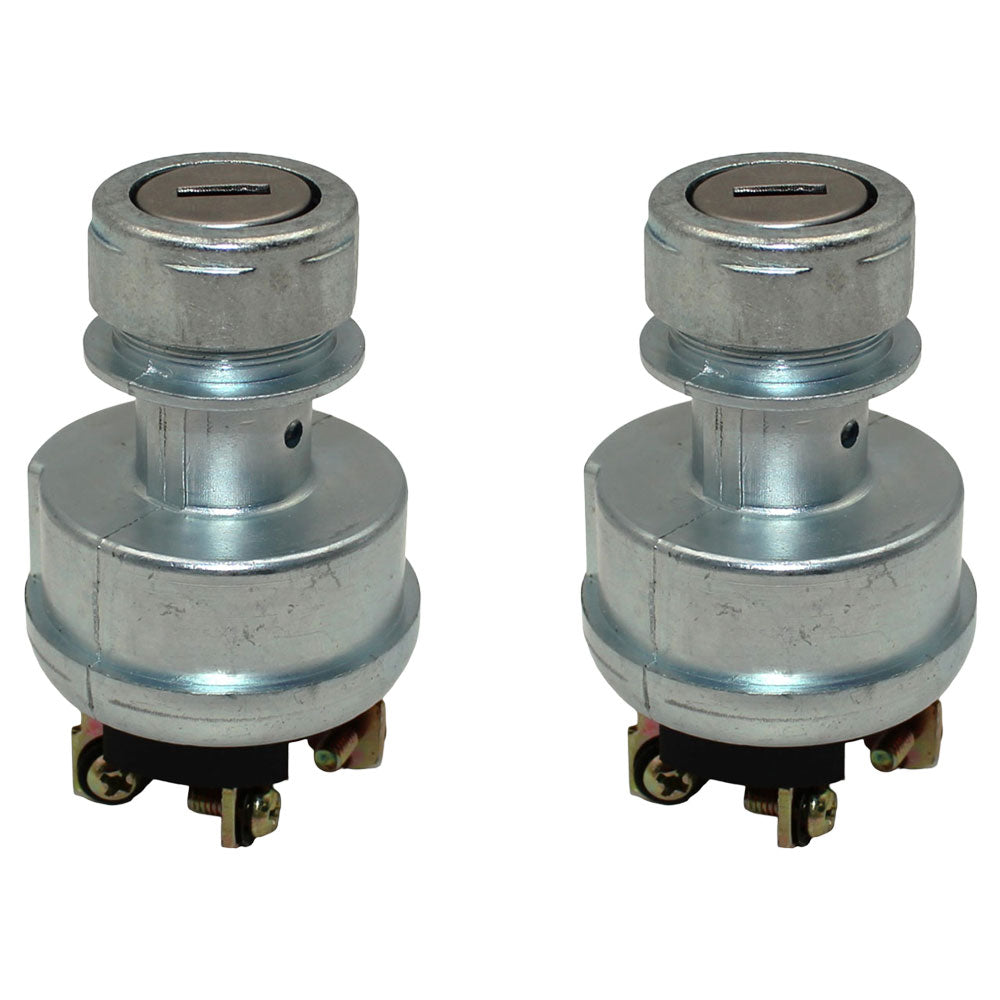 Qty 2: Ignition Key Switch w/ 2 Keys Fits Caterpillar Replaces 095-9269