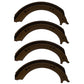 Qty 4: 1/2 Brake Shoe Fits Ford/New Holland Replaces 9N2019