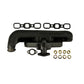 Manifold with Gaskets & Nuts Fits Massey Ferguson Replaces 181461M91