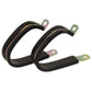 A-110-539-AI Rubber Covered Double Hose Clamp
