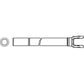 A-11001460-AI Yoke, Tube & Sleeve Assembly 1" x 1 1/8" Rectangular